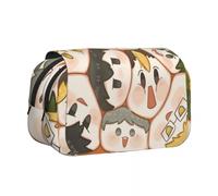 Noowye Hinata Shoyo Astuccio Anime Tobio Kageyama/Yu Nishinoya Astuccio rotondo Stile Aesthetic Pencil Case Giapponese Back to School, Tipo 9, 7.5*21*10CM, Cartella portadocumenti