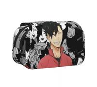 Noowye Hinata Shoyo Astuccio Anime Tobio Kageyama/Yu Nishinoya Astuccio rotondo Stile Aesthetic Pencil Case Giapponese Back to School, Tipo 6., 7.5*21*10CM, Cartella portadocumenti