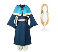 Noowye Marcille Donato Costume Cosplay Vestito Vestito Sciarpa Pantaloni Marcille Costume Anime Cosplay Costume Halloween per Carnevale Party Dress Up Tuta con Parrucca