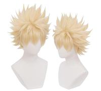 Noowye MHA Parrucche Cosplay Miruko/Bakugou Katsuki/Todoroki Shouto/Midoriya Izuku/Toga Himiko/Lady Nagant/Uraraka Ochako/Asui Tsuyu/Kaminari Denki/Dabi Wig