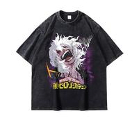 Noowye MHA Toga Himiko - Maglietta a maniche corte anime Midoriya Izuku/Shigaraki Tomura, Giappone Streetwear Anime Cosplay Clothing Uomo e Donna Regalo per i fan