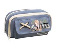 Noowye Roxy Migurdia Astuccio Anime Eris Greyrat Astuccio Sylphy Astuccio Matite Cartoon Astuccio Esthetic Scuola Regalo per Studenti, Blu 02., 21*5.5*11CM, Valigetta