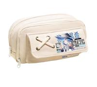 Noowye Roxy Migurdia Astuccio Anime Eris Greyrat, astuccio Sylphy, astuccio per cartoni animati, astuccio, regalo per studenti, Bianco 01, 21*5.5*11CM, Cartella portadocumenti