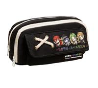 Noowye Roxy Migurdia Astuccio Anime Eris Greyrat, astuccio Sylphy, astuccio per cartoni animati, astuccio, regalo per studenti, Nero 03., 21*5.5*11CM, Cartella portadocumenti