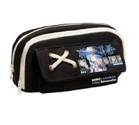 Noowye Roxy Migurdia Astuccio Anime Eris Greyrat, astuccio Sylphy, astuccio per cartoni animati, astuccio, regalo per studenti, Nero 01, 21*5.5*11CM, Cartella portadocumenti