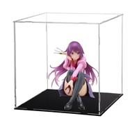 Noowye Senjougahara Hitagi Action Figura Anime Illustrazione Senjougahara Hitagi Statua con Vetrina Acrilica 13 cm Seduto Figura Originale Painting Modello Ornamenti