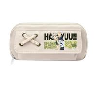 Noowye Shoyo Hinata Astuccio Anime Tobio Kageyama/Kuroo Tetsurou Astuccio Giapponese Grande Pencil Case Aesthetic Back to School Studenti, Tipo 20, 21*11CM, Cartella portadocumenti