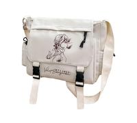 Noowye Violet Evergarden Borsa a tracolla Anime Violet Evergarden Borsa a tracolla Anime Personaggio Stampa Crossbody Bag Borsa Messenger Bag per donne e uomini, Modello 03, 32*26CM