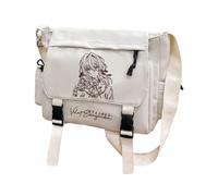 Noowye Violet Evergarden Borsa a tracolla Anime Violet Evergarden Borsa a tracolla Anime Personaggio Stampa Crossbody Bag Borsa Messenger Bag per donne e uomini, Modello 01, 32*26CM