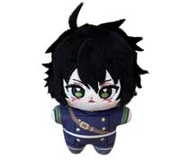 Noowye Yuichiro Hyakuya Peluche Ciondolo Yuichiro Hyakuya Stuffed Plush Figura 10 cm Seduta Cartoon Carattere Mini Cuscino Soft PP Cotone Regalo per fan
