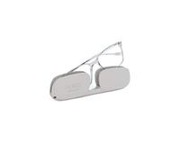 NOOZ Optics - Occhiali Luce Blu senza correzione Uomo e donna per Computer, Smartphone, Gaming o Televisione - Forma Rettangolare - Colore Crystal - Collezione Bao