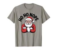 Nope Divertente Babbo Natale Vacanze Maglietta