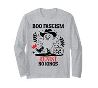 Nope No Kings in America Boo Fascism Fall of Fascism Resist Maglia a Manica