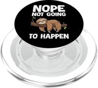Nope Not Going To Happen Sloth Introverso PopSockets PopGrip per MagSafe
