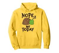 Nope Not Today Sleeping Turtle Lazy Mood - Citazione divertente con animale Felpa con Cappuccio