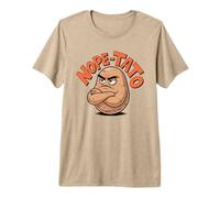 Nope-Tato Angry Grumpy Patate Amante Divertente Cibo Sarcastico Maglietta Premium