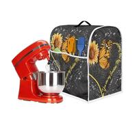 Nopersonality Copertura antipolvere per miscelatore con girasole e farfalla, copertura per elettrodomestici da cucina, borsa organizer pieghevole senza occupare spazio, taglia L