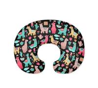 Nopersonality Fodera per cuscino da allattamento in alpaca per mamme che allattano, facile da pulire, traspirante, neutra, fodera per cuscino da allattamento per l'alimentazione con biberon