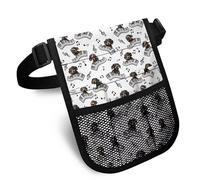 Nopersonality Marsupio da infermiera con pratico marsupio multi-scomparto per infermiere, grembiule, tasca per stetoscopi, forbici per bendaggi e altri articoli di emergenza, Bassotto Pianoforte,