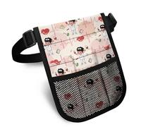 Nopersonality Marsupio da infermiera con pratico marsupio multi-scomparto per infermiere, grembiule, tasca per stetoscopi, forbici per bendaggi e altri articoli di emergenza, Infermiera battito