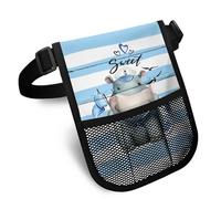 Nopersonality Marsupio da infermiera con tasche per attrezzi medici, borsa da infermiera con cinturino in vita regolabile da donna, marsupio per stetoscopi, forbici per bendaggi, Capitano Ippona,