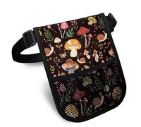 Nopersonality Marsupio da infermiera per donne e uomini, kit organizer medico pratico marsupio marsupio cintura porta attrezzi cintura per stetoscopi, forbici per bendaggi (confezione solo), Funghi,