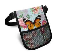 Nopersonality Marsupio da infermiera per donne e uomini, kit organizer medico pratico marsupio marsupio cintura porta attrezzi cintura per stetoscopi, forbici per bendaggi (confezione solo), Farfalla