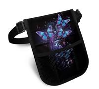 Nopersonality Marsupio organizer per infermieri, marsupio per infermieri, borsa da infermieristica per infermieri, kit di accessori pratico marsupio con multi-scomparto, farfalla