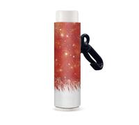 Nopersonality Porta balsamo labbra portachiavi clip su labbra stampato rossetto titolare labbra carino supporto elastico proteggere casi, Fiocco di neve rosso., Misura unica