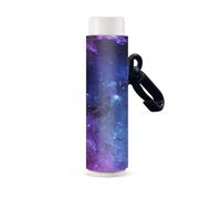 Nopersonality Porta balsamo labbra portachiavi clip su labbra stampato rossetto titolare labbra carino supporto elastico proteggere casi, Galassia, Misura unica