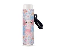 Nopersonality Porta-balsamo per labbra e rossetti, con clip, per donne e ragazze, Axolotl Cherry Blossom, Misura unica