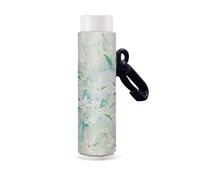 Nopersonality Porta-balsamo per labbra e rossetti, con clip, per donne e ragazze, Fiori bianchi., Misura unica
