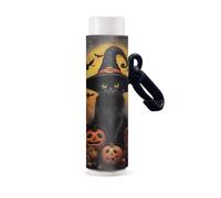 Nopersonality Porta-balsamo per labbra e rossetti, con clip, per donne e ragazze, Zucca di Natale gatto, Misura unica