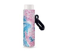Nopersonality Portachiavi con clip per chap stick, balsamo per labbra, rossetto, tracker per donne, ragazze e uomini, Leopardo farfalla, Misura unica