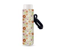 Nopersonality Simpatico supporto elastico per balsamo per labbra portachiavi stampato custodie protettive per balsamo per le labbra per uomini donne ragazze, Fiori colorati., Misura unica