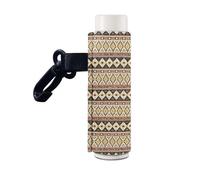 Nopersonality Simpatico supporto elastico per balsamo per labbra portachiavi stampato custodie protettive per balsamo per le labbra per uomini donne ragazze, Motivo tribale., Misura unica