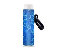 Nopersonality Supporto per balsamo per labbra e rossetto, con clip, organizer per proteggere gli accessori da viaggio, Stelle blu., Misura unica