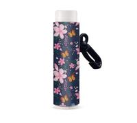 Nopersonality Supporto per balsamo per labbra e rossetto, con clip, organizer per proteggere gli accessori da viaggio, Farfalla Sakura, Misura unica