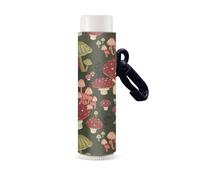 Nopersonality Supporto per balsamo per le labbra a forma di margherita e funghi, con maniche elastiche e clip per Chapstick, portachiavi, Fungo, Misura unica