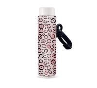 Nopersonality Supporto per balsamo per le labbra rosa leopardo carino elastico custodia protettiva maniche Chapstick Holder clip on Chapstick portachiavi titolare, Rosa leopardato., Misura unica