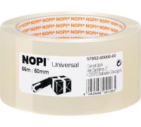 Nopi Packband Pack 66 m x 50 mm, trasparente set da 6 pezzi