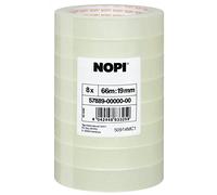tesa 57889-00000-00 Pellicola adesiva Trasparente (L x L) 66 m x 19 mm 8 pz.
