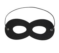 NOPKESV 1Pezzi Maschera per Occhi in Feltro Nero,Costume Festa Autentico per Ladri di Autostrada,Banditi,Supereroi e Cattivi,Mascherata per Adulti e Bambini,Costume Halloween,Carnevale