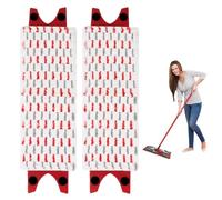 NOPKESV 2 pezzi per Vileda Revolution Ricambio Kit,46x13cm per Ultramax/UltraMax Plus/Easy Wring Straccio Pavimenti Ricarica,Vileda Panni,per rimuovere le macchie su pavimenti duri e delicati
