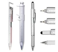 NOPKESV 3 penne portautensili multifunzione, Regalo Uomo Idee Regalo Natale Regali Originali, Gadget Utile, Regali per Lui/Papà Regalo Compleanno Multifunzione 8 in 1 Penna Regalo