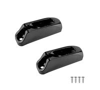 NOPOXA 2 pezzi/set Barca Jam Tacchetto Self-Lock Corda Nylon Nero Vongole Tacchetto Tenditore Corridore Canoa Kayak Surf Marine