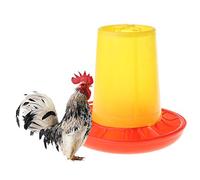 NOPOXA Alimentatore automatico per pulcini Abbeveratoio Distributore di acqua di pollo Alimentatore per pollame Secchio per alimenti Alimentatore di acqua di pollo in plastica per anatra
