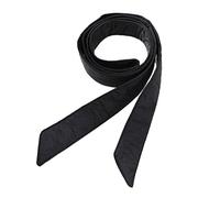 NOPOXA Cintura da donna in piuma, imbottitura spessa e calda, annodabile, adatta per vestiti, soprabito, capispalla, camicia lunga, unisex, colore Nero, taglia X-Large