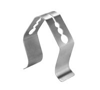 NOPOXA Clip per sonda di temperatura, in acciaio inox, supporto per termometro, clip per barbecue, 3 fori per il fissaggio di clip per barbecue e forno