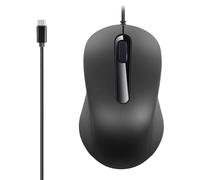 NOPOXA Mouse di tipo C, mouse USB C, mouse da gioco ergonomico, 3 pulsanti, 1000 dpi, per PC, laptop e altri dispositivi di tipo C